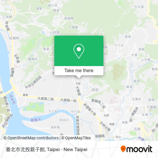 臺北市北投親子館 map