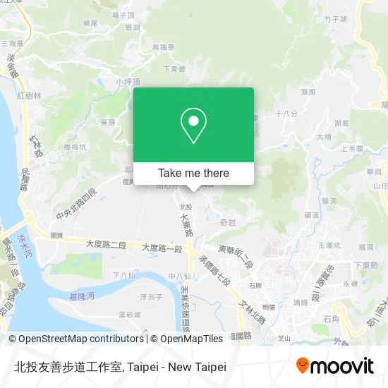北投友善步道工作室 map