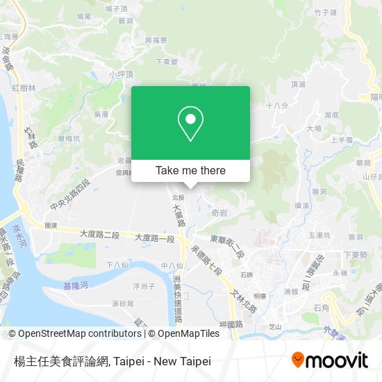 楊主任美食評論網 map