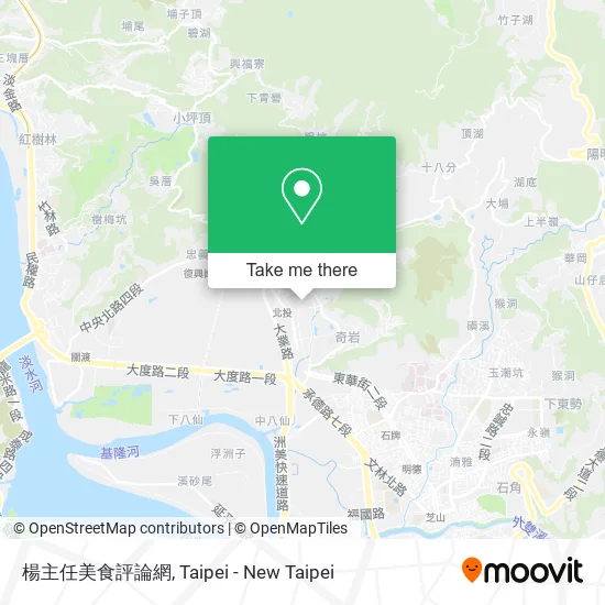 楊主任美食評論網地圖