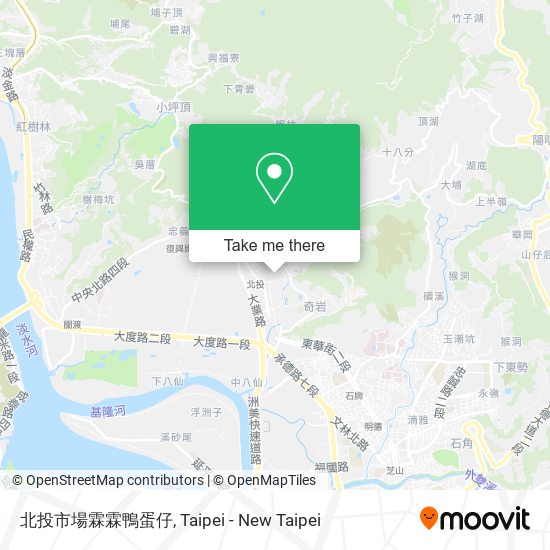 北投市場霖霖鴨蛋仔 map