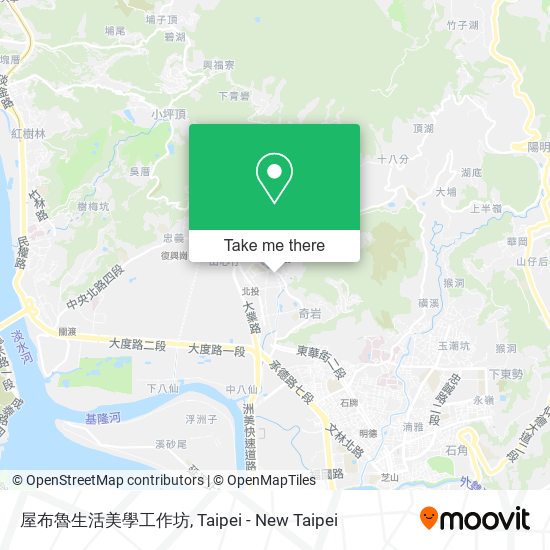 屋布魯生活美學工作坊地圖