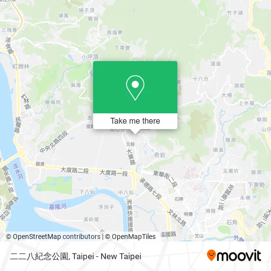 二二八紀念公園地圖