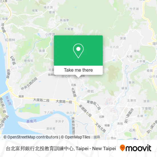 台北富邦銀行北投教育訓練中心 map