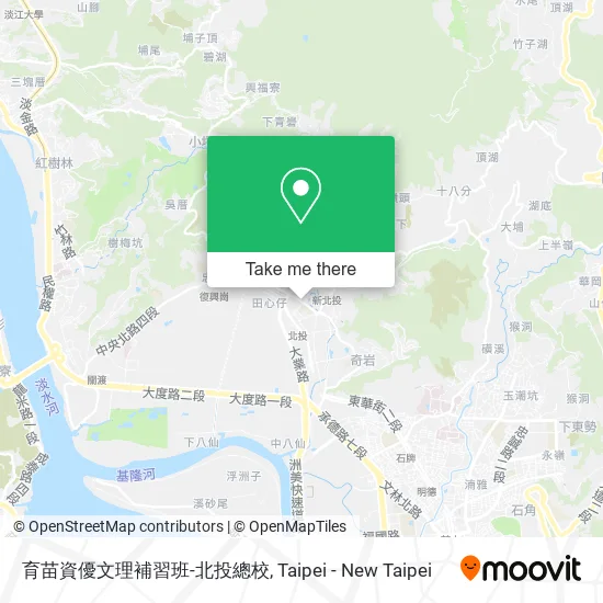育苗資優文理補習班-北投總校 map