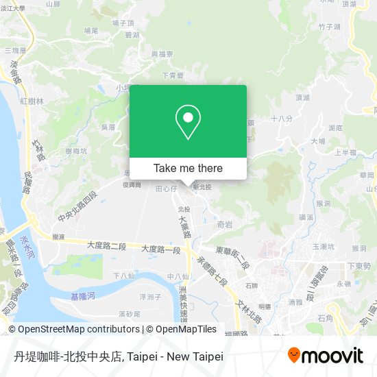 丹堤咖啡-北投中央店 map