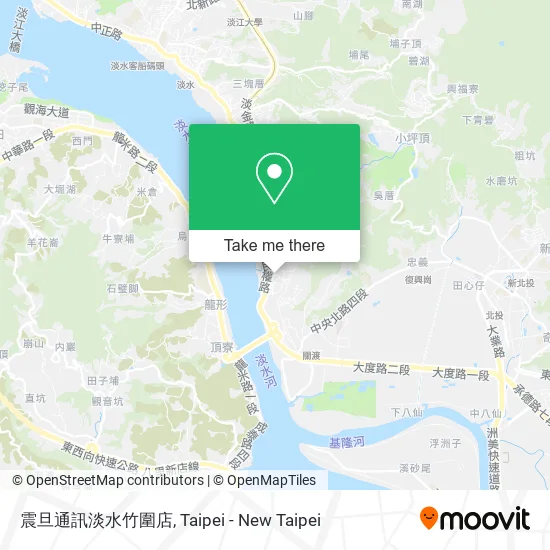震旦通訊淡水竹圍店 map