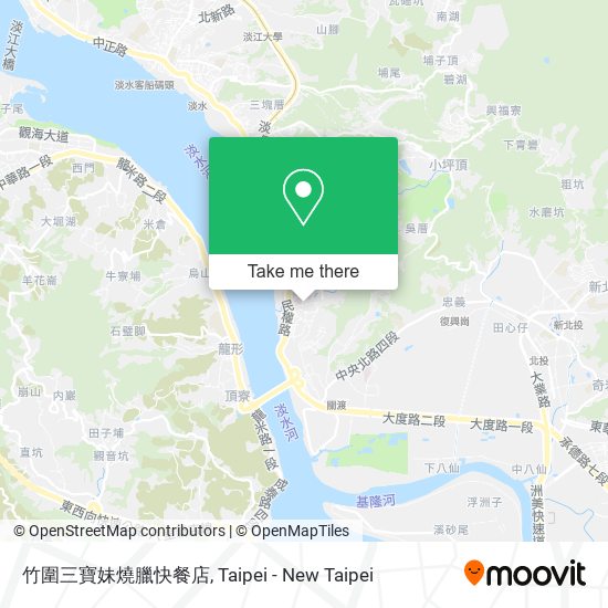 竹圍三寶妹燒臘快餐店地圖