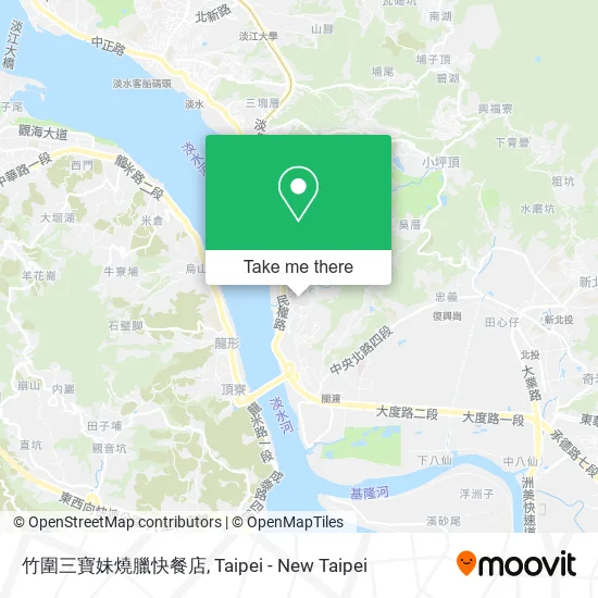 竹圍三寶妹燒臘快餐店地圖