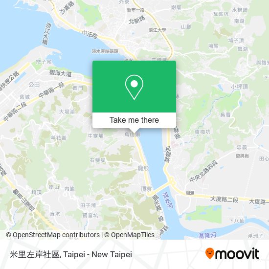 米里左岸社區地圖