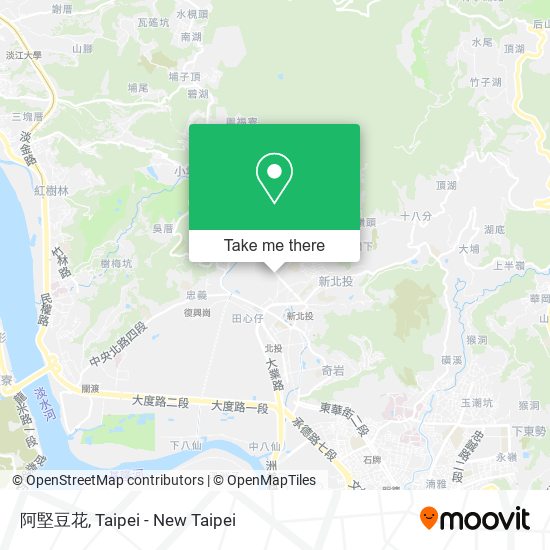 阿堅豆花 map