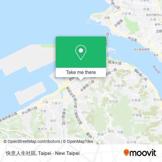 快意人生社區 map