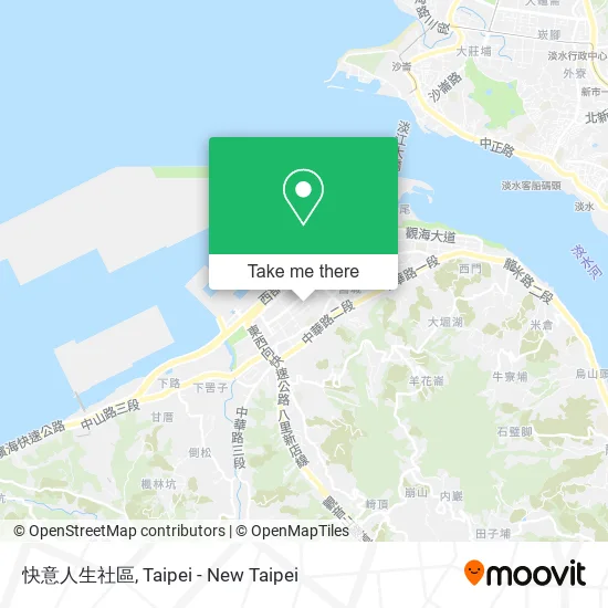 快意人生社區 map