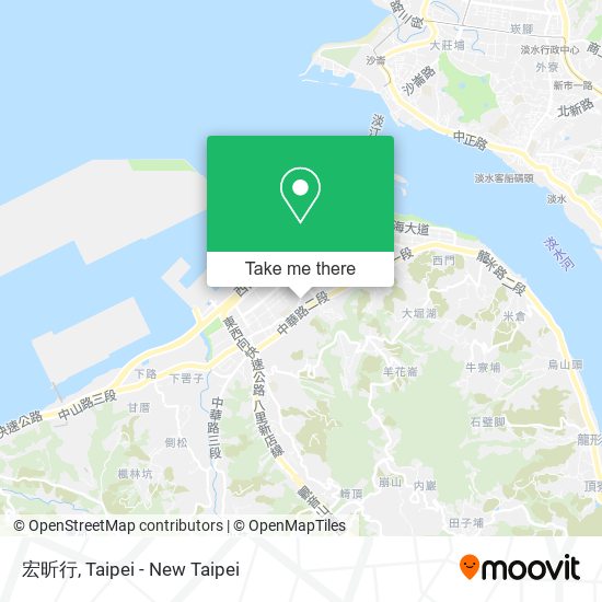宏昕行 map
