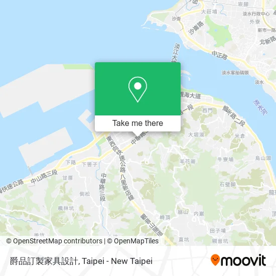 爵品訂製家具設計 map