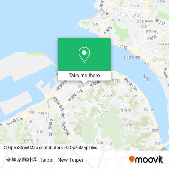 全坤家圓社區 map
