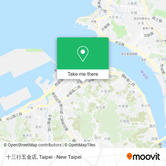 十三行五金店 map