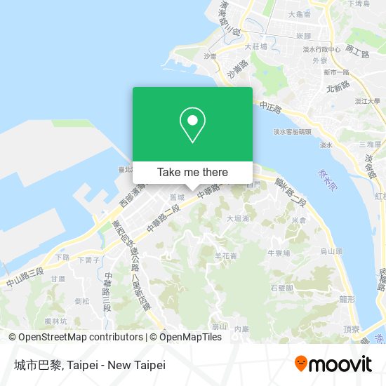 城市巴黎 map