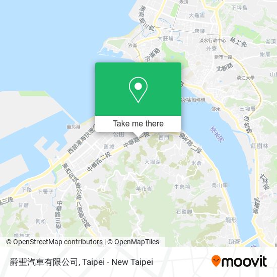 爵聖汽車有限公司地圖