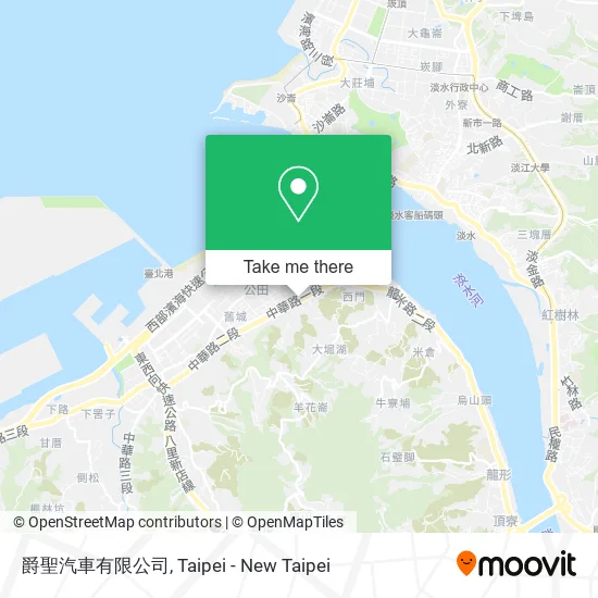 爵聖汽車有限公司地圖