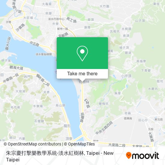 朱宗慶打擊樂教學系統-淡水紅樹林 map