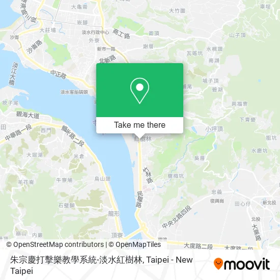 朱宗慶打擊樂教學系統-淡水紅樹林地圖