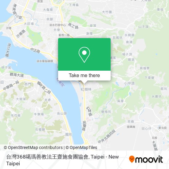 台灣368噶瑪善教法王齋施食團協會地圖