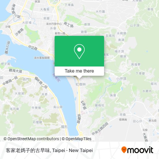 客家老媽子的古早味 map