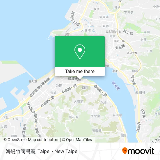 海堤竹筍餐廳地圖