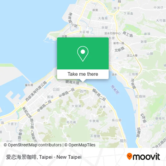 愛恋海景咖啡 map