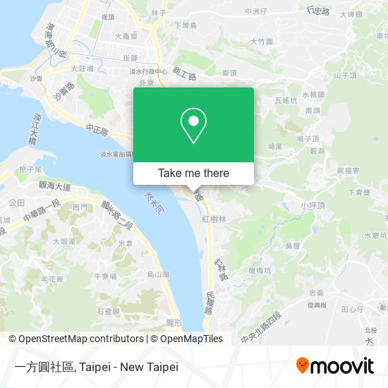 一方圓社區 map