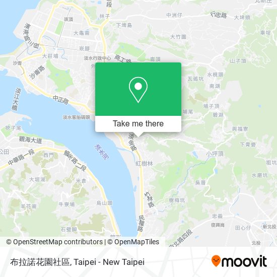 布拉諾花園社區 map