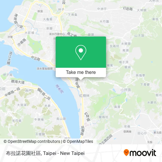 布拉諾花園社區地圖