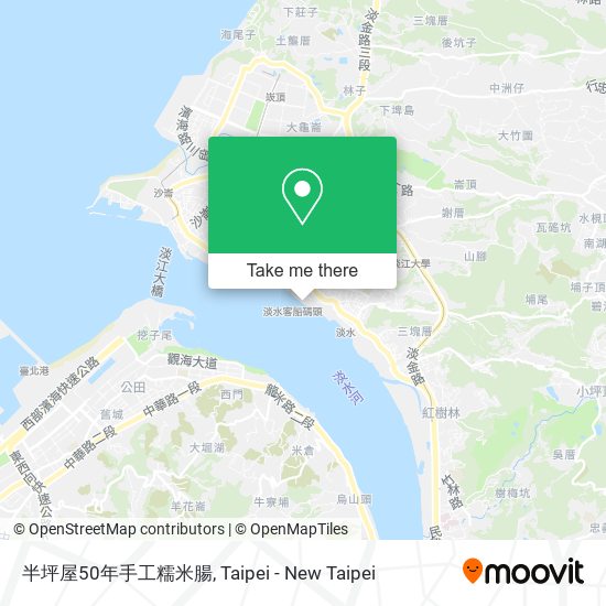 半坪屋50年手工糯米腸 map