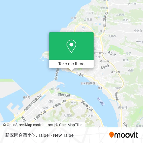 新翠園台灣小吃地圖