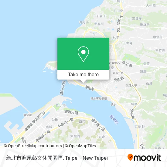 新北市滬尾藝文休閒園區 map