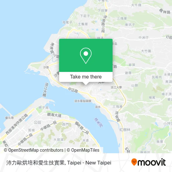 沛力歐烘培和愛生技實業 map