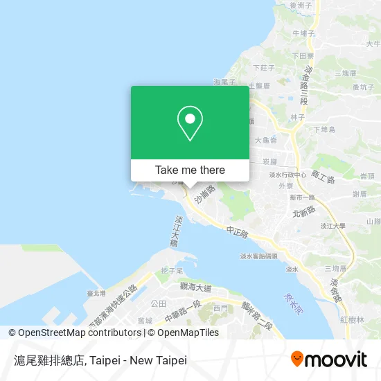 滬尾雞排總店 map