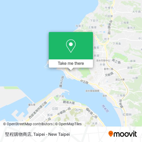 堅程購物商店地圖