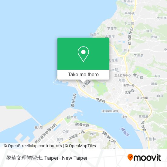 學華文理補習班 map