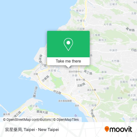 宸星藥局地圖