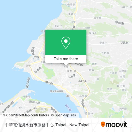 中華電信淡水新市服務中心 map