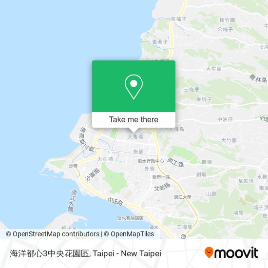 海洋都心3中央花園區 map