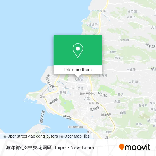 海洋都心3中央花園區地圖