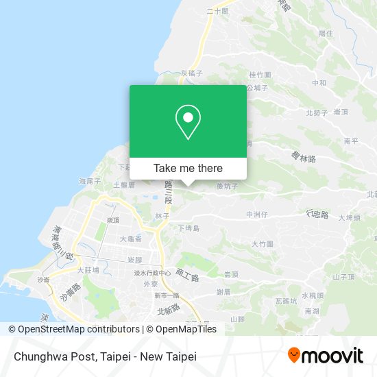 Chunghwa Post map