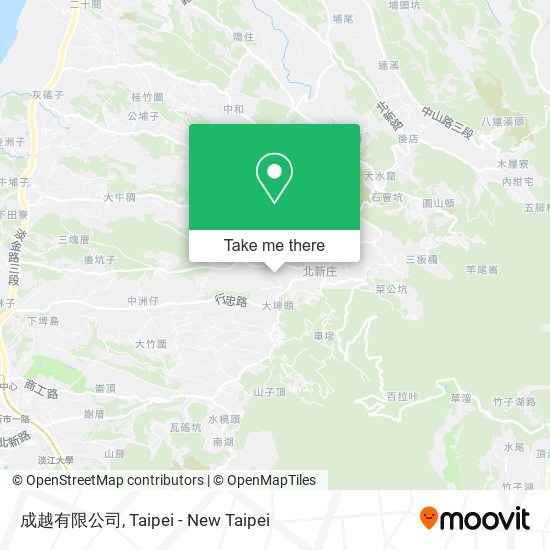 成越有限公司 map