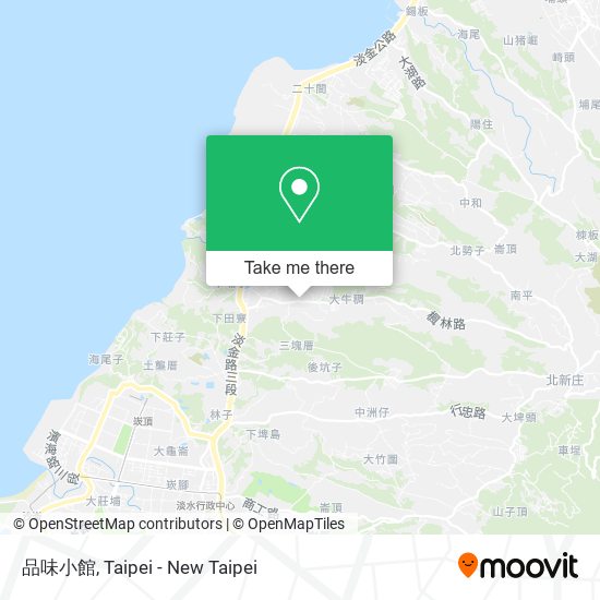 品味小館 map