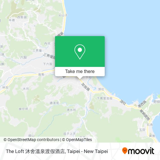 The Loft 沐舍溫泉渡假酒店 map