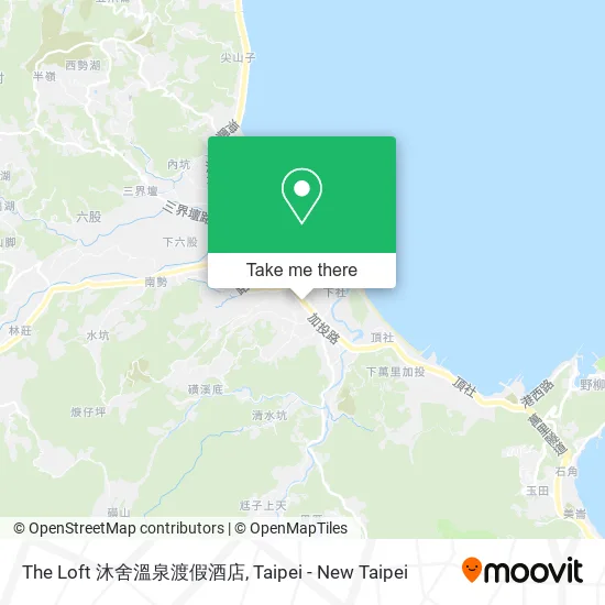 The Loft 沐舍溫泉渡假酒店 map