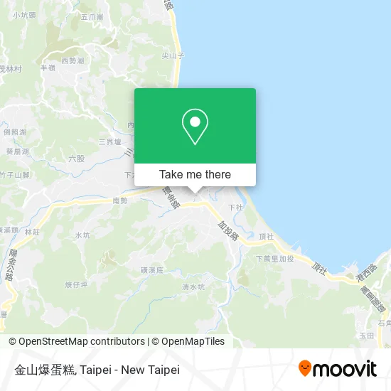 金山爆蛋糕地圖